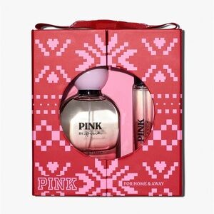 Victoria's Secret Pink Fragrance Gift Set - Red and Pink New in Box